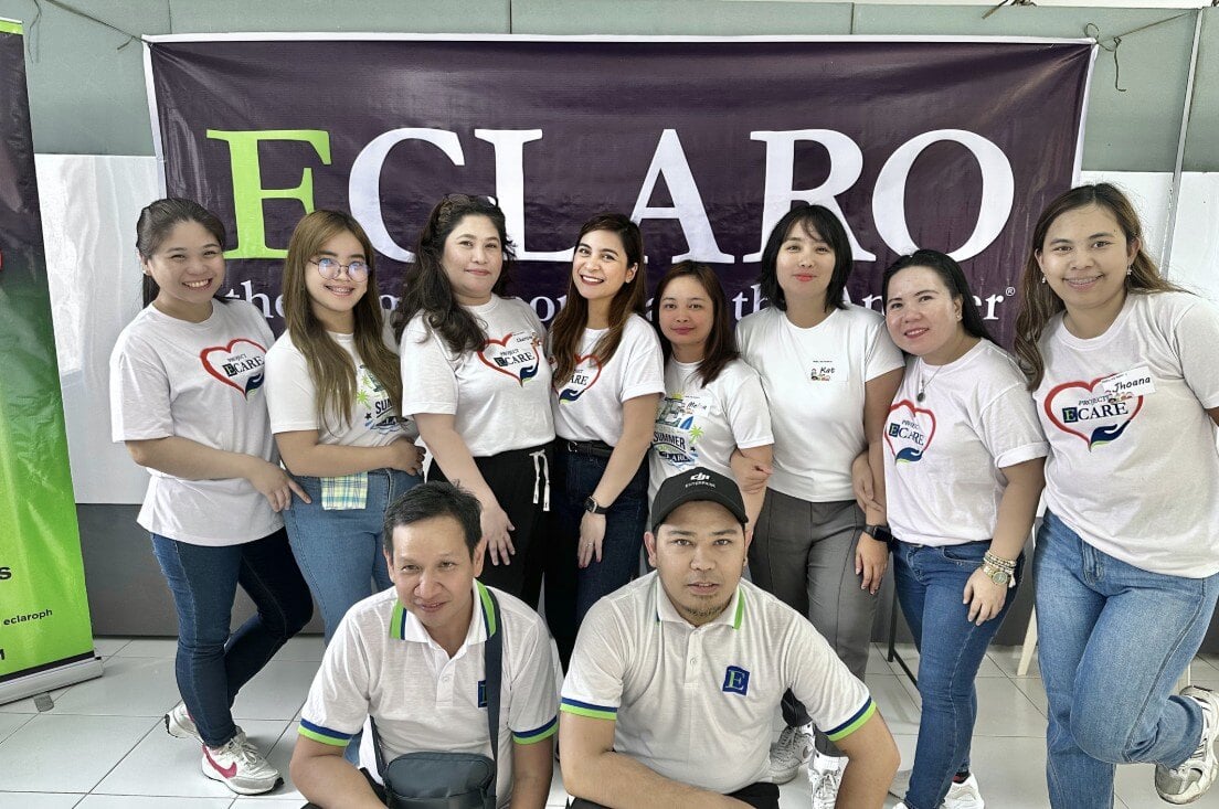 ECLARO Project E-Care Team at CRIBS Foundation in the Philippines