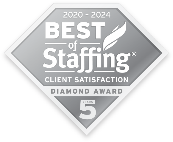 ECLARO is awarded the Diamond Award in the Best of Staffing - Client Satisfaction from 2020 to 2024