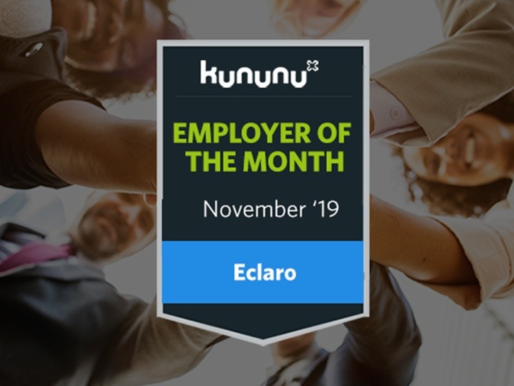 Eclaro is recognized as Employer of the Month by Kununu