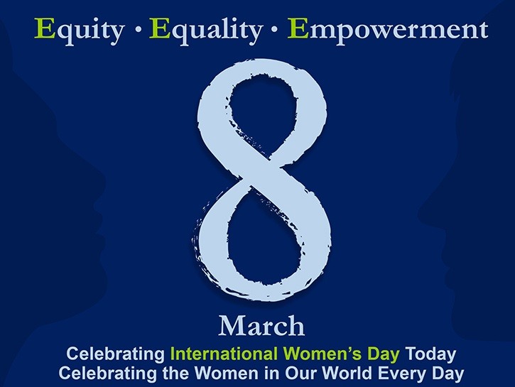 Equity. Equality. Empowerment. Celebrate International Women’s Day today and every day